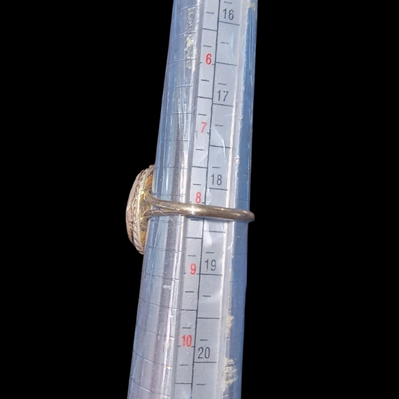 Southwestern Signed CB Sterling Silver Ring – Split Shank Design - Picture 11 of 12